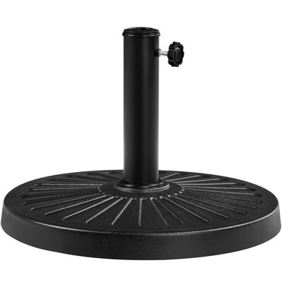 Yaheetech Outdoor Patio Market Umbrella Base Stand, Black