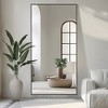 Spassway Rectangle Full Length Mirror With Stand Right Angle Metal Frame Floor Standing Mirror for Bedroom Living Room Cloakroom Modern Home Decor - 2 of 4