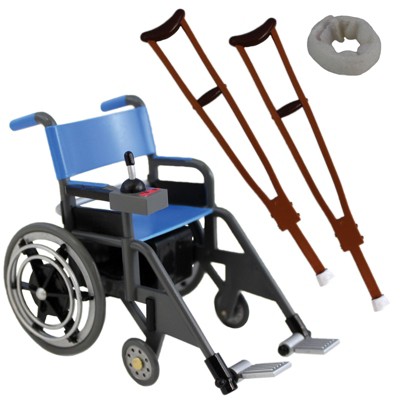 Wheelchair Playset Blue