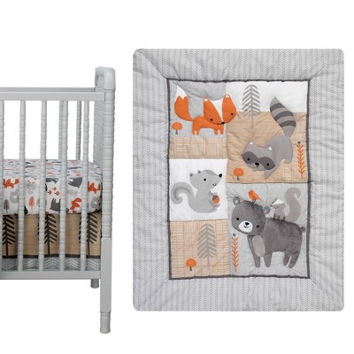 Image of Bedtime Originals Nursery Crib Bedding Set - Acorn 3pc