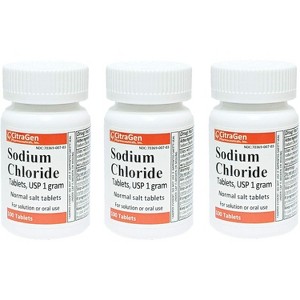 Westminster Pharmaceuticals Sodium Chloride USP Salt Supplement Tablets – 100 Ct - 1 of 4