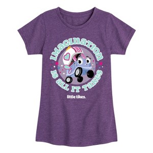 Girls' - Little Tikes - Imagination Is All It Takes Fitted Short Sleeve Graphic T-Shirt - 1 of 4