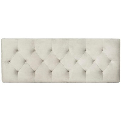 Rocha 47'' Grey Velvet Tufted Transitional Wood Bench in Rustic Oak