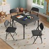 3 Piece Boys Girls Folding Table and Chairs Set, Activity Table and Chairs Set for Dining Room,Daycare,Classrooms - 2 of 4