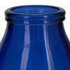 11'' x 7'' Recycled Glass Vase with Ombre Effect Blue - Storied Home: Handcrafted, Indoor Amphora Design - 4 of 4