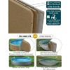 Jasonwell Foldable Pet Pool - Collapsible Dog Bath & Wading Tub for All-Size Dogs & Kids - 63" - Mdf Wood Gray - 2 of 4
