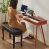 VEVOR Weighted Digital Piano, 88 Key Fully Weighted Keys, Electric Piano Dual Keyboard & Speakers Four Legged Piano Stand with Headphone,Brown - 2 of 4