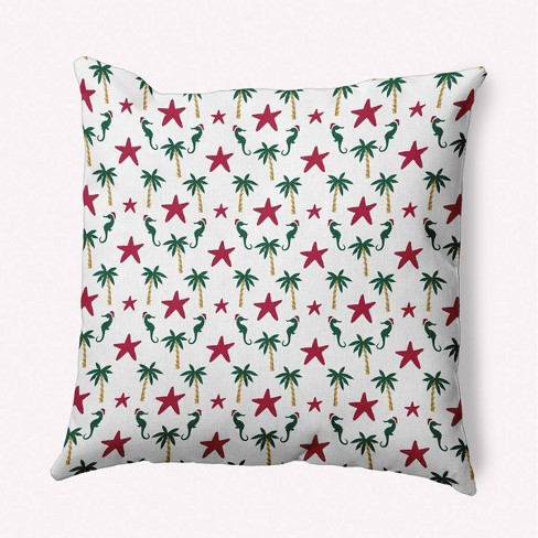 Christmas Gingerbread In The Shape Of A Star Throw Pillow by