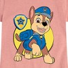 Girls' - Paw Patrol - Chase Police Dog Sketch Fitted Short Sleeve Graphic T-Shirt - 2 of 4