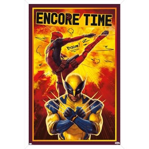Trends International Marvel Deadpool & Wolverine - Encore Time Framed Wall Poster Prints - 1 of 4
