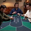 VEVOR Poker Table Top, 70 x 35 Inch Poker Mat for Table, 6-8 Players Foldable Poker Table Top with Carrying Bag, Folding Poker Table Topper, Green - 2 of 4