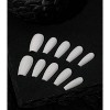 Hachikiko Pure Snow White Matte Press-On Nails - Timeless & Elegant False Nails for Versatile Styling - 2 of 4