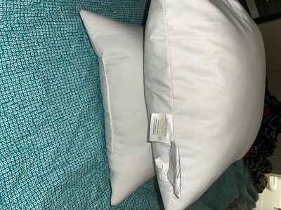 Peace Nest Feather Throw Pillow Inserts Ultrasonic Quilting, Blue