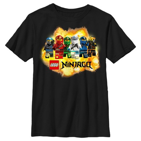 Boy's Lego®: Ninjago Ninja Group Shot T-shirt - Black - X Small : Target