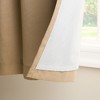 TOWN & COUNTRY LUXE Davos Solid Linen Texture Indoor Curtains - 2 of 4