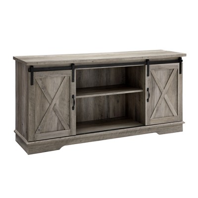 target barn door tv stand