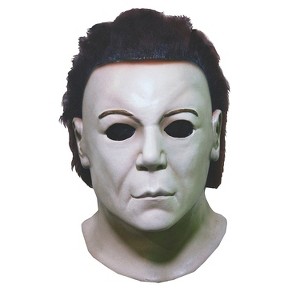 Mens Halloween Resurrection Michael Myers Costume Mask - 13 in. - White - 1 of 1
