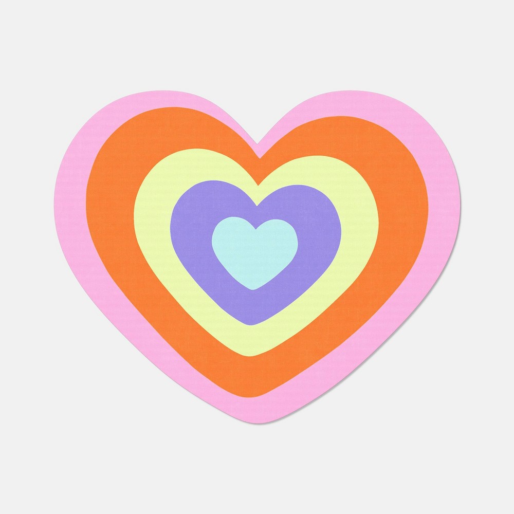 Novelty Mouse Pad - heyday™ Heart: Non-Skid Desk Accessory