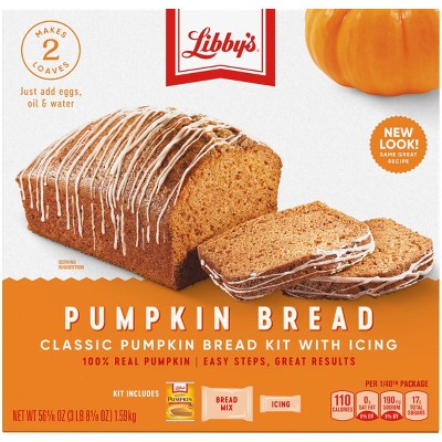 Libby's Pumpkin Bread Kit with Icing - 56.1oz