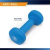 Neoprene Dumbbell, Single Piece, 2-lb, Azure - 3 of 4