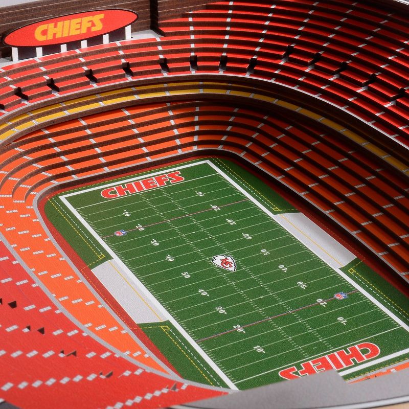 NFL Kansas City Chiefs 25-Layer StadiumViews 3D Wall Art, 3 of 6