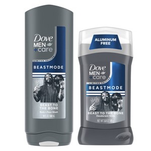 Dove Men+Care Beast To The Bone Limited Edition 18 fl oz Body Wash + 3oz Deodorant Stick - 1 of 4