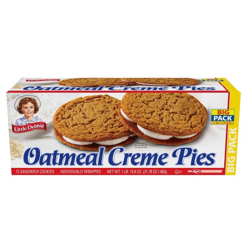 Little Debbie Oatmeal Crème Pies - 31.78oz/12pk : Target