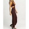 Women's HALTER TIE SLEEVELESS JUMPSUIT - ENDLESS BLU. - 3 of 4