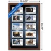 Trends International Disney 100th Star Wars - Stamp Grid Framed Wall Poster Prints - 3 of 4