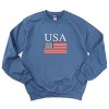 Simply Sage Market Embroidered USA Flag Sweatshirt - 2 of 4