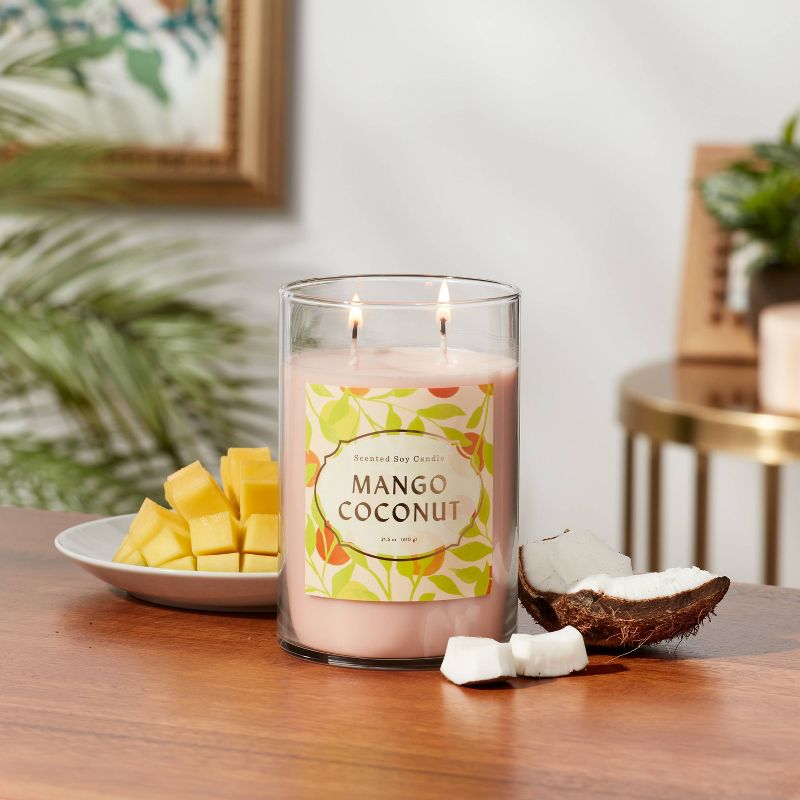 Glass Jar Mango Coconut Candle - Opalhouse™, 2 of 7