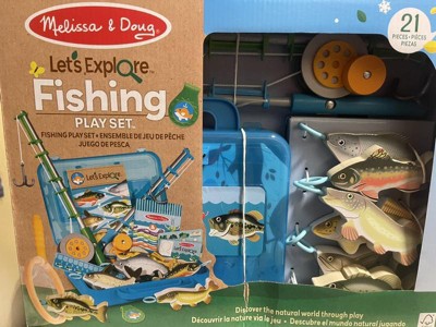 Embroidered My First Tackle Box Playset, 5 Piece Set, 7.5” H x 4.5” W, Safe  for All Ages, Fishing Toy for Kids, Toy Fisherman Game, Kids, Kids Toys 