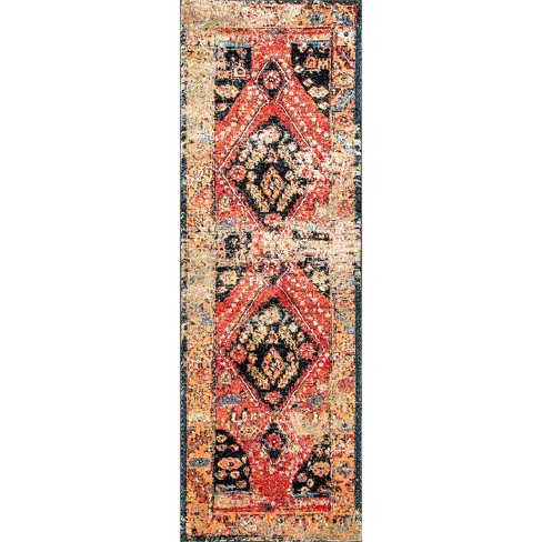 nuLOOM Contemporary Multi 2 ft. x 3 ft. Floral Lisa Indoor Area Rug