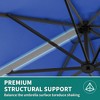 Cantilever Patio Umbrella 10x10ft Large Rectangle Umbrella Outdoor Market Umbrellas 360 Rotation Offset Hanging Outdoor Shade - 4 of 4