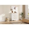 Dresser for Bedroom Rattan Chest of Dressers Tall Dresser for Closet with Drawers Boho Night Stand Large - 2 of 3