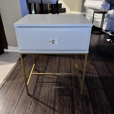 Effie Nightstand Gray - Mr. Kate : Target