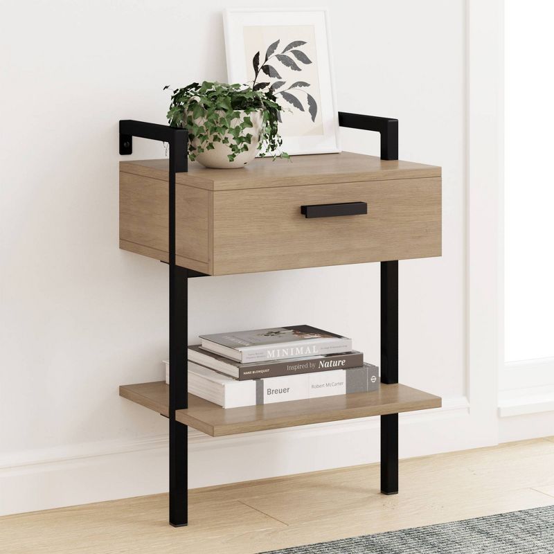 Jenny Wood Wall Mount Accent Table - Nathan James 
, 1 of 6