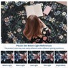 Modern Washable Area Rug for Living Room, Floral Pattern Throw Carpet with Non Slip Backing, Low Pile Stain Resistant Floor Cover - 4 of 4