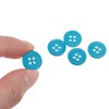 Unique Bargains Resin Craft Snap Round Flat 4-Hole Sewing Buttons 50 Pcs - 4 of 4