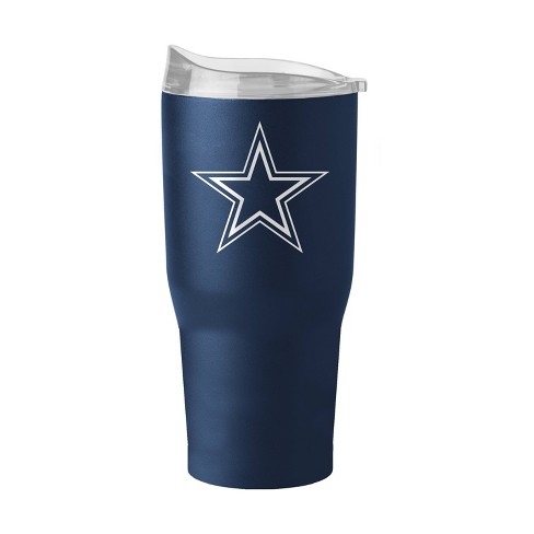 Logo Brands Dallas Cowboys 30-fl oz Stainless Steel White Cup Set of: 1 at