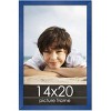 PosterPalooza | Classic Modern Blue Picture Frame - UV Acrylic, Foam Board Backing, Hanging Hardware - 2 of 4
