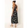Petal and Pup Womens Melody Plisse Halter Maxi Dress - 4 of 4