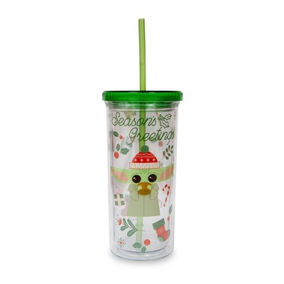 Star Wars The Mandalorian Innocent Grogu Tritan Drinking Cup : Target