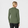 Wink Layers Women’s Long Sleeve Mock Neck Silky Tee - 2 of 4