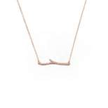 Sanctuary Project Dainty Branch Necklace Rose Gold