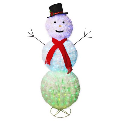 Celebrations - LED - Multi - RGB - Dancing Snowman - Yard Decor - 5 ft ...