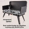 2-in-1 camping grill & griddle-13,000 BTU propane stove - 2 of 4