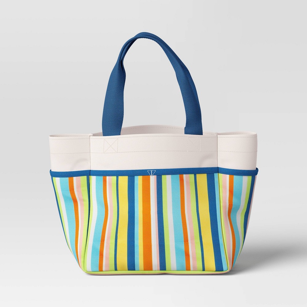 Kids' Canvas Gardening Tote Striped - Sun Squad™