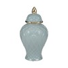 Temple Jar with Lid - Ceramic Decorative Stoneware for Home, Office, Gift Idea - 2 of 4