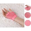 Allegra K Women's Mesh Fingerless Fishnet Gloves - 2 of 4